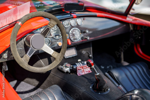 Image of a race car interior