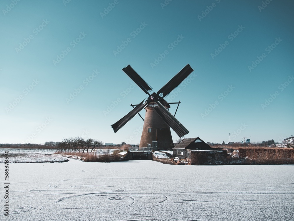 Dutch Windmills in Kinderdijk