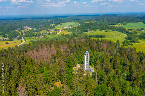 Suur Munamägi Tower in Estonia photo