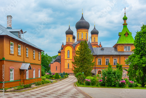 Pühtitsa Convent in Estonian village Kuremäe photo