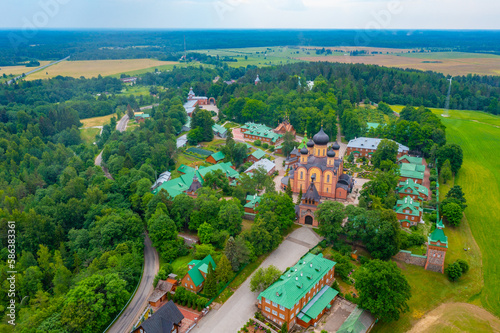 Pühtitsa Convent in Estonian village Kuremäe photo