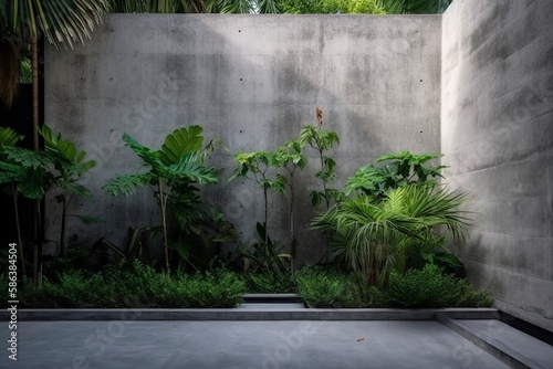 Concrete Garden Space, generative ai