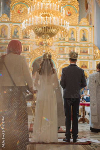 wedding ceremony in the church