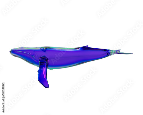 3D Rendering, Illustration Water Animal