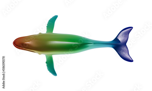3D Rendering, Illustration Water Animal