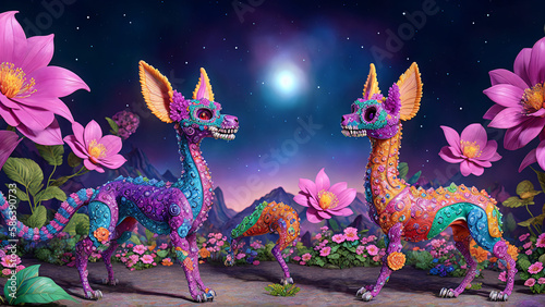 Día de Muertos México: Alebrije, IA Generativa