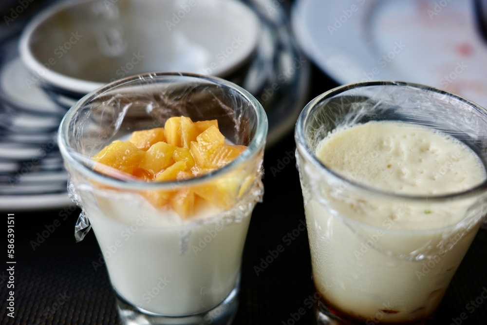 yogurt with fruit yogurt with fruit