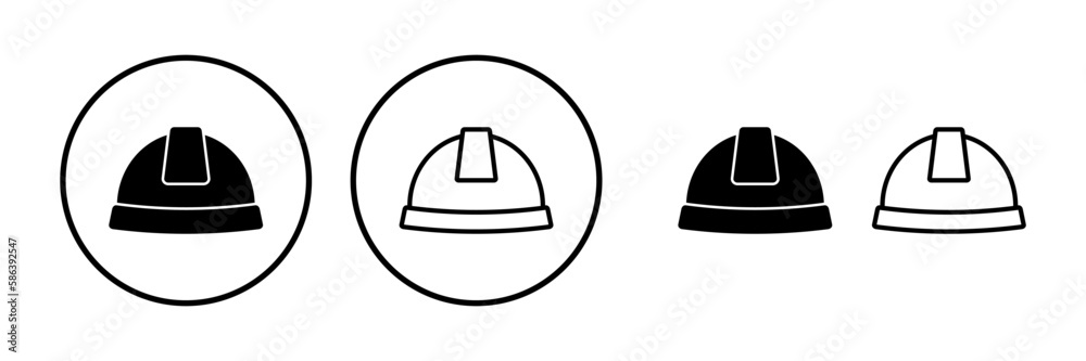 Helmet icon vector. safety helmet icon Helmet icon vector. safety helmet icon