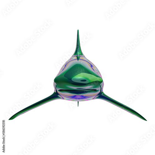 3D Rendering, Illustration Shark