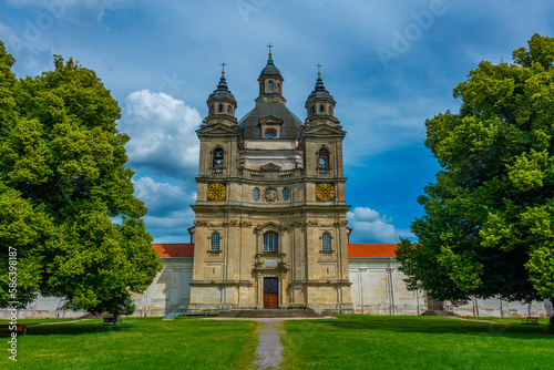 Pazaislis Monastery and church in Kaunas, Lithuania photo