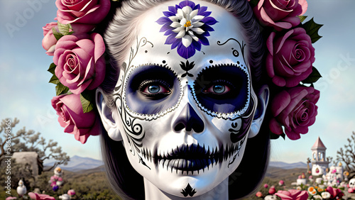 Día de Muertos México: Catrina, IA Generativa