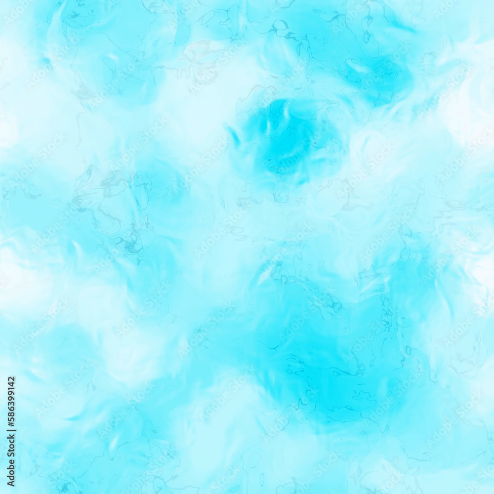 Seamless abstract background with blue and white flows similar to the sky and clouds in 3d render illustration format Seamless abstract background with blue and white flows similar to the sky and clouds in 3d render illustration format