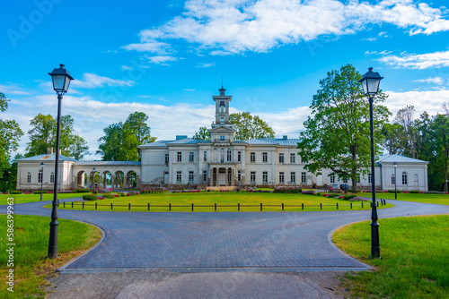 Astravas Manor in Lithuanian town Birzai photo