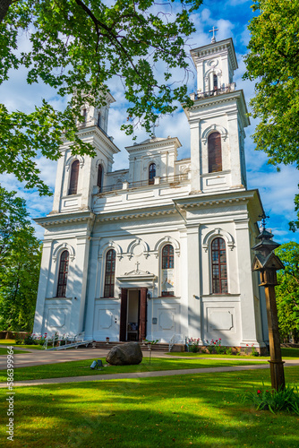 Church of St. John the Baptist at Birzai, Lithuania photo