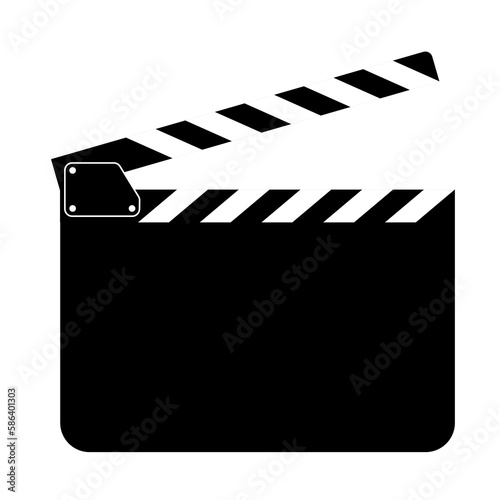 blank clapper board photo