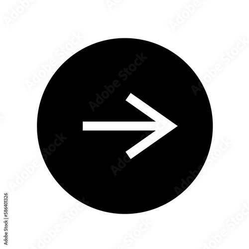 arrow with round shape