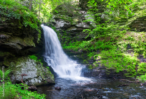 bushkill falls waterfaill and river landscape © Dan