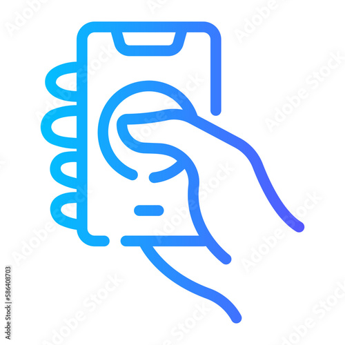 booking gradient icon