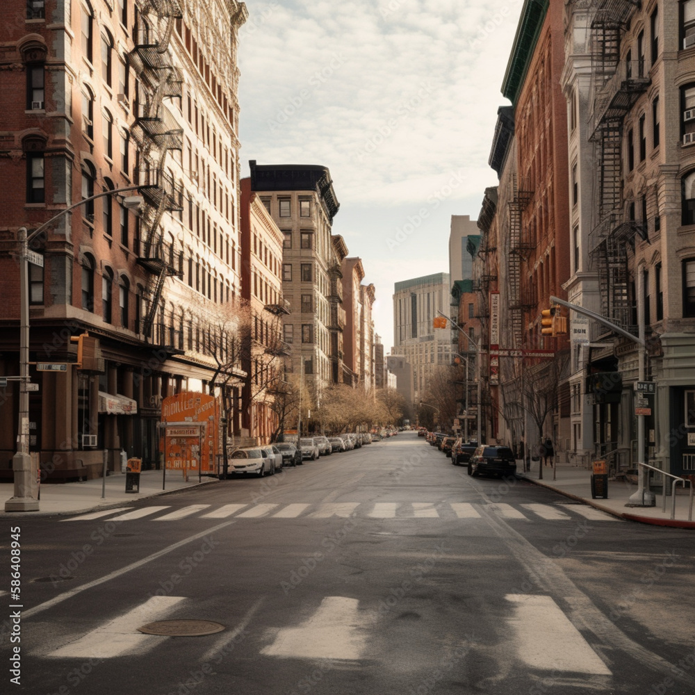 Staring down an empty street, urban-Generative AI