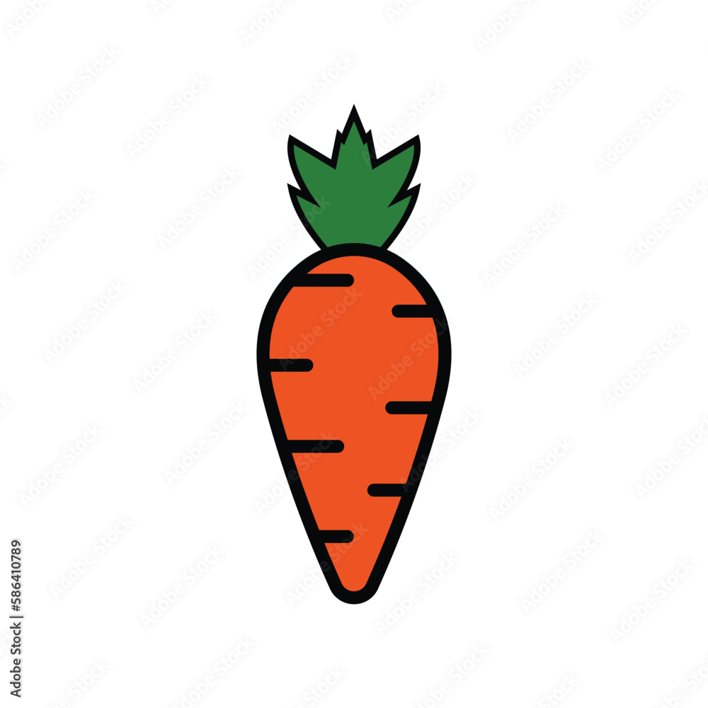 carrot logo icon carrot logo icon