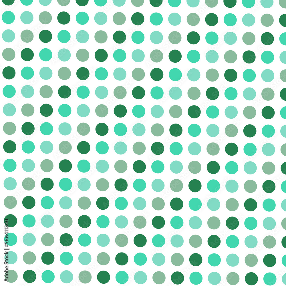 green and white polka dot pattern with a white background. green and white polka dot pattern with a white background.