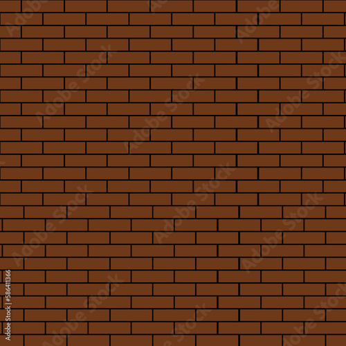 A brick wall with a brown color.