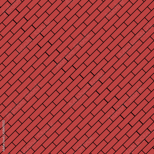 red brick pattern with a black background.