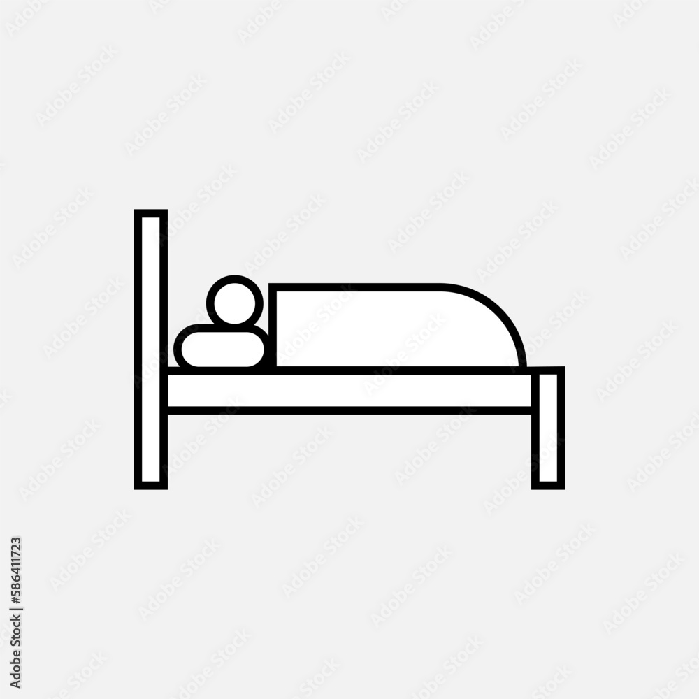 Accommodation Icon. Motel, Hotel Symbol for Design, Presentation, Website or Apps Elements. Accommodation Icon. Motel, Hotel Symbol for Design, Presentation, Website or Apps Elements.