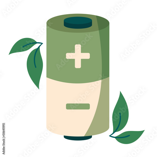 Green leaf battery power