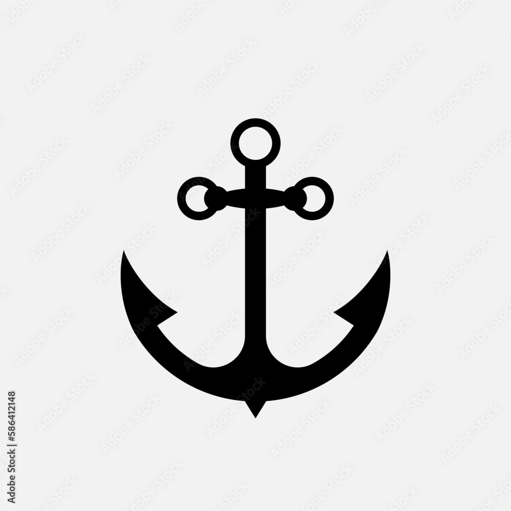 Anchor Icon. Sailor Symbol. Applied for Design Element, Presentation, Website or Application - Vector Anchor Icon. Sailor Symbol. Applied for Design Element, Presentation, Website or Application - Vector