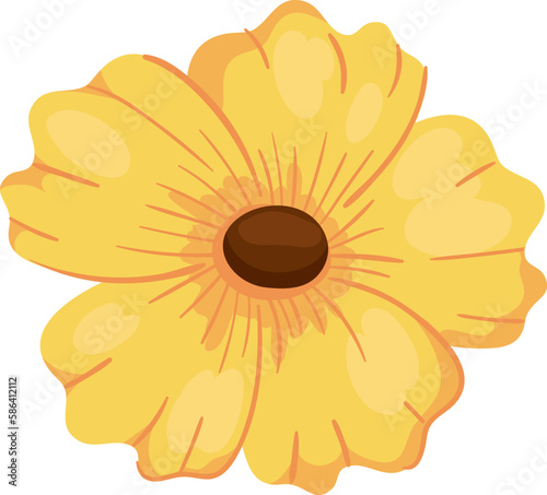 yellow flower icon