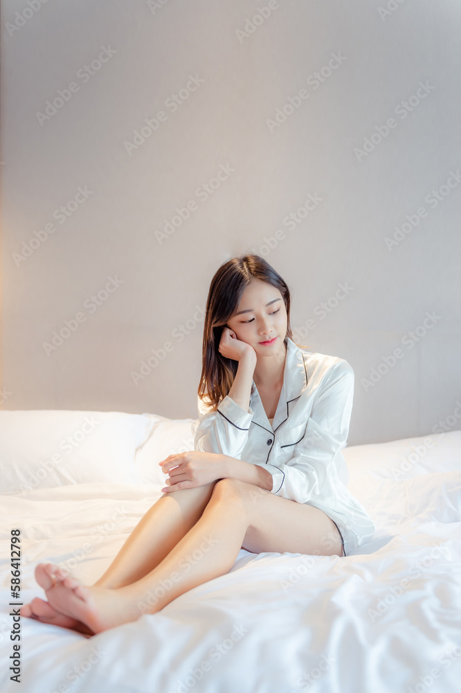 woman in the bedroom woman in the bedroom