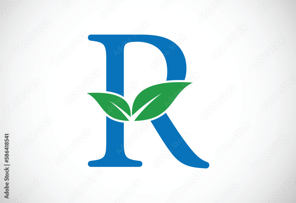 Initial letter R logo design template, Vector illustration Stock Vector ...