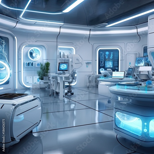 Futuristic Laboratory