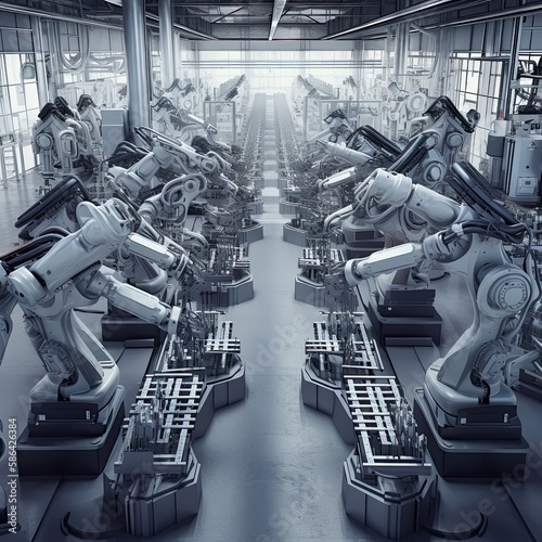 Advanced robots working