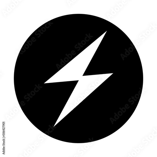 Free Download Electricity silhouette icon. Electric energy and power. Vector. - GFXLoad