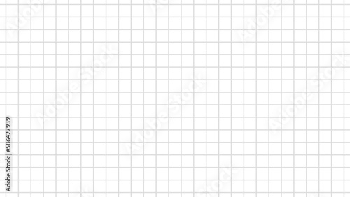 グレーの方眼用紙をイメージしたイラスト　アスペクト比16：9バージョン