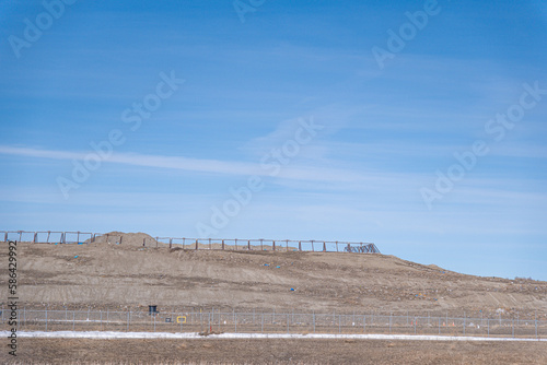 City Landfill cleared for rubbish and garbage disposal photo