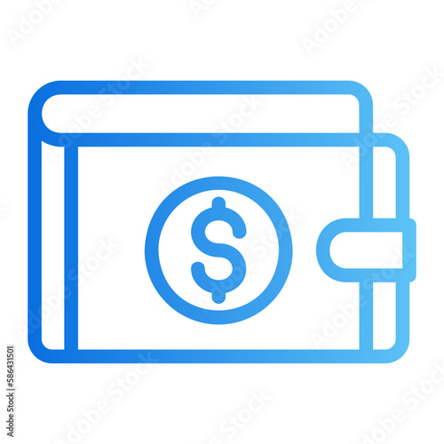 wallet gradient icon