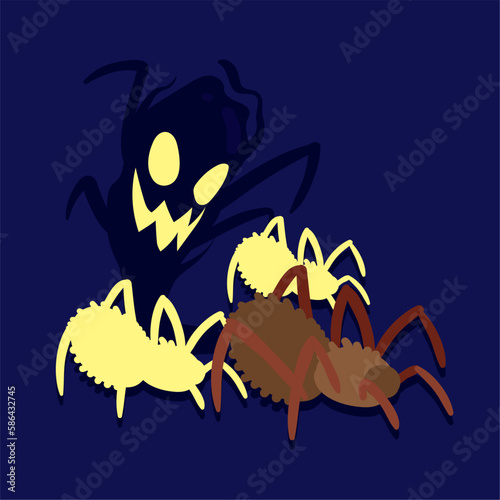 spiders with ghost arachnophobia