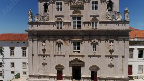 The New Cathedral of Coimbra in Portugal