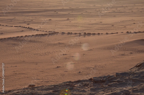  Beautiful Wadi Rum landscapes from the desert in Jordan with its pink and orange rock formations