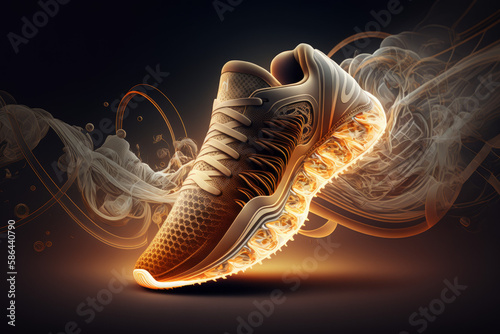 Sneaker design advertisement 