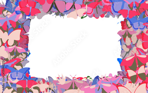 Background pattern abstract design texture. Border frame, transparent background. Theme is about colorful, vector, various, lynx, wild, hedgehog, art, pets, feed, repeat, silhouette, feline
