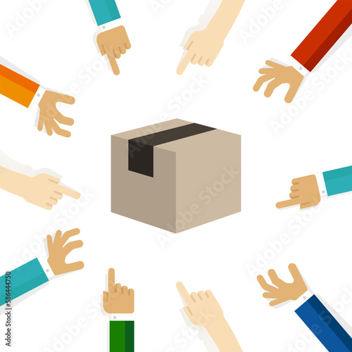 cardboard box product packing distribution ware house delivery