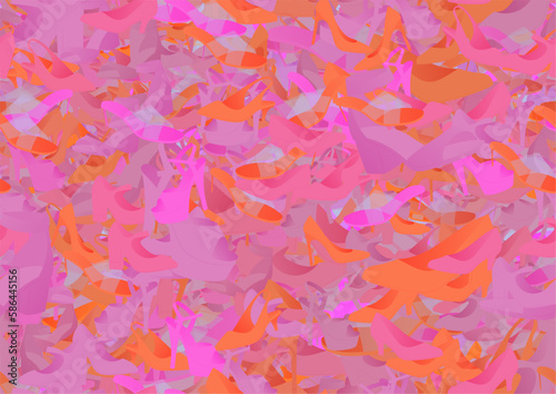 Background pattern abstract design texture. Seamless. Theme is about slingback shoes, everyday, platform heels, style, graphic, high heels, walking shoes, elegant, glamour, loafers, lace