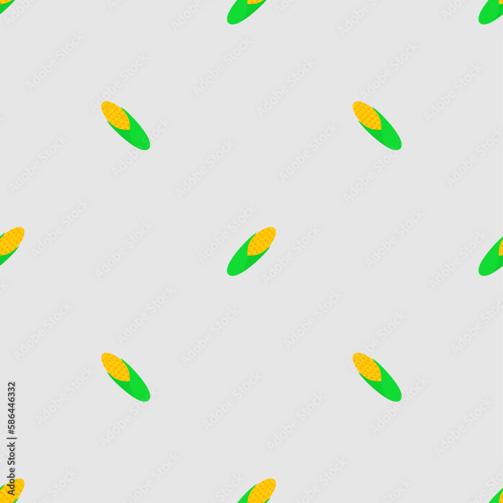 Corn pattern seamless. Baby fabric texture Corn pattern seamless. Baby fabric texture