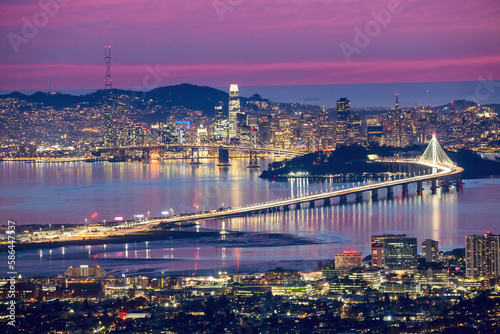 San Francisco Bay at Night