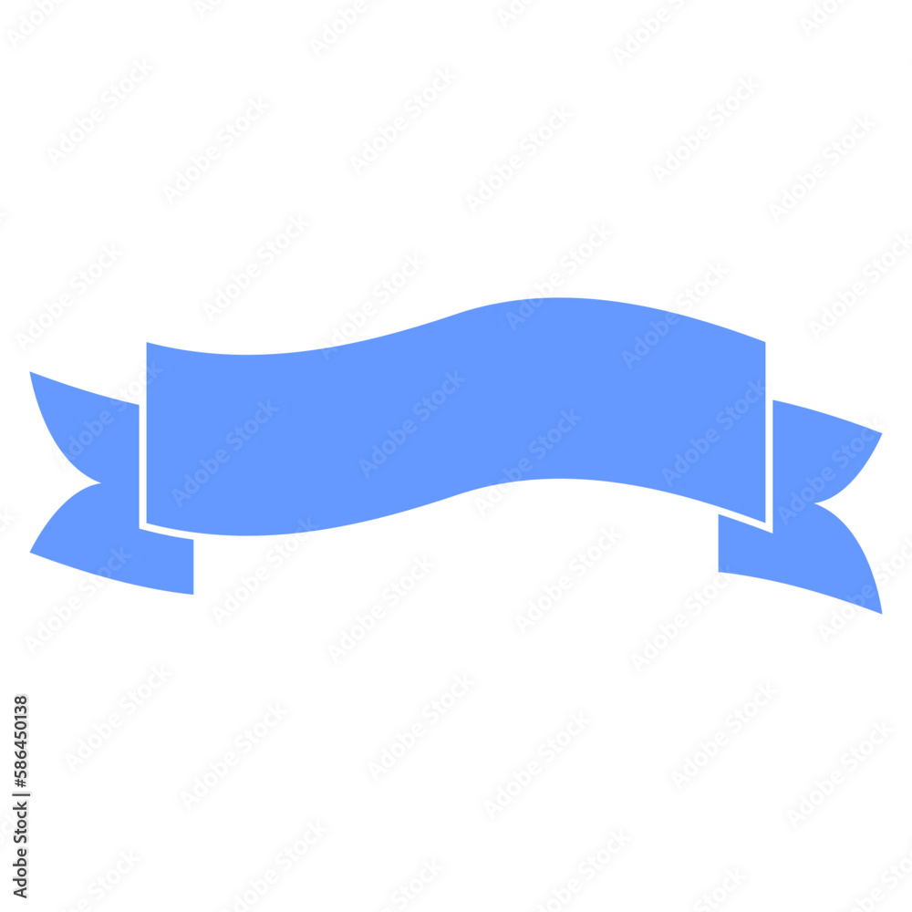 Flat Ribbon Illustration Flat Ribbon Illustration