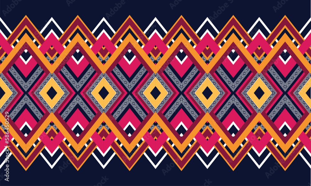 Ikat ethnic vector abstract beautiful art. Ikat seamless pattern for background,fabric,wrapping,clothing,wallpaper,Batik,carpet,embroidery style Ikat ethnic vector abstract beautiful art. Ikat seamless pattern for background,fabric,wrapping,clothing,wallpaper,Batik,carpet,embroidery style
